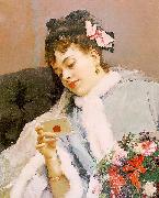   Raimundo de Madrazo y  Garreta Untitled oil